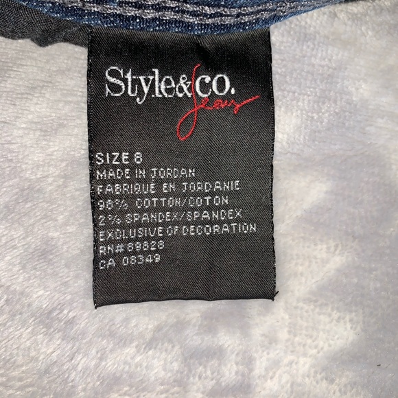 Style & Co Denim Capri Tummy Control - Picture 4 of 8
